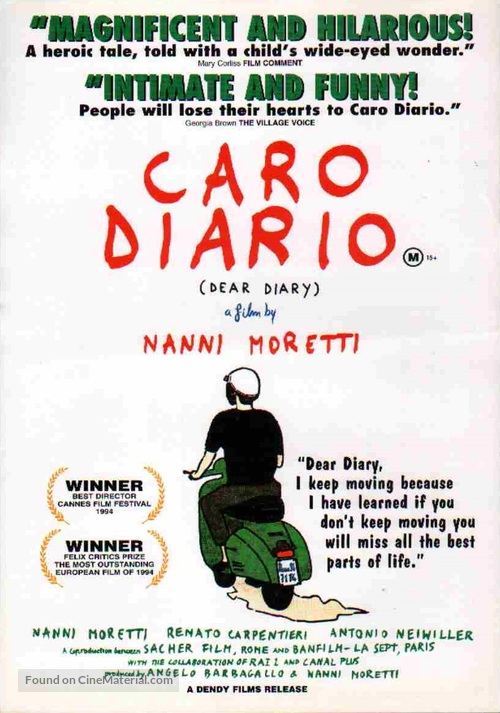 Caro diario - Australian Movie Poster