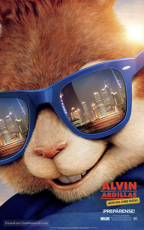 Alvin and the Chipmunks: The Road Chip - Mexican Movie Poster