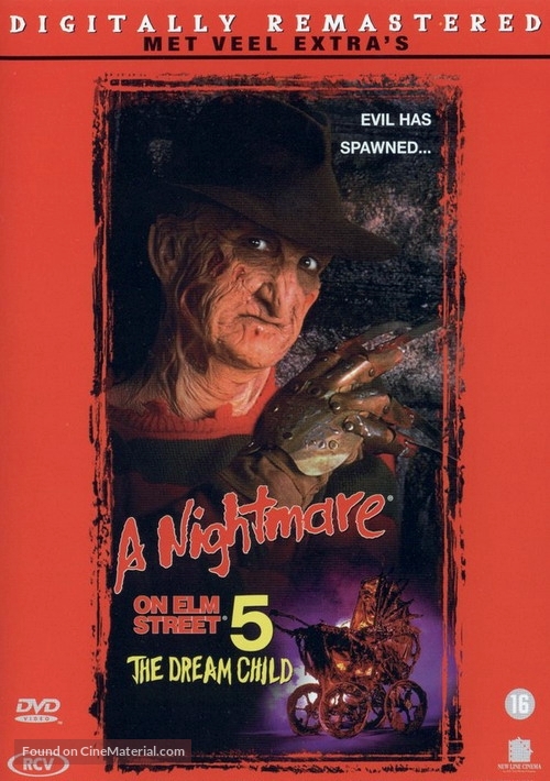 A Nightmare on Elm Street: The Dream Child - Dutch Movie Cover
