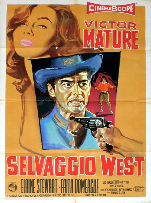 Escort West - Italian Movie Poster