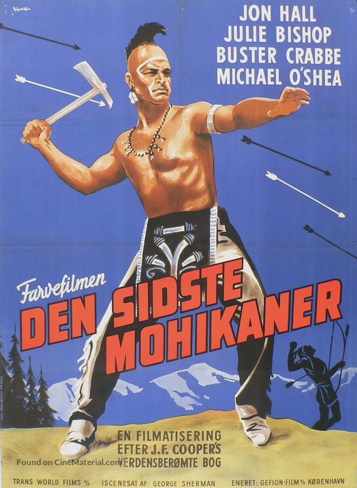 Last of the Redmen - Danish Movie Poster