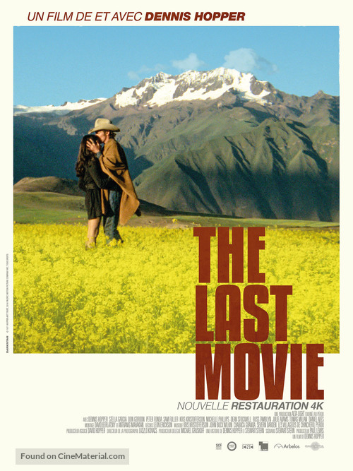 The Last Movie - French Re-release movie poster