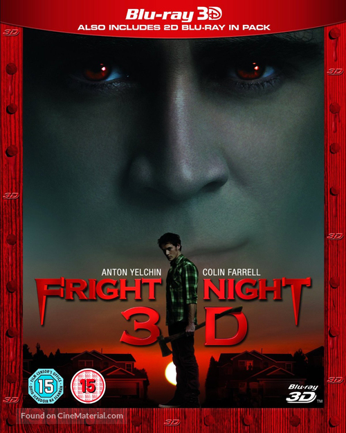 Fright Night - British Blu-Ray movie cover