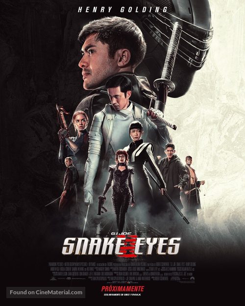 Snake Eyes: G.I. Joe Origins - Mexican Movie Poster