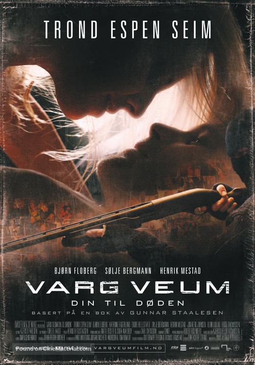 Varg Veum - Din til d&oslash;den - Norwegian Movie Poster