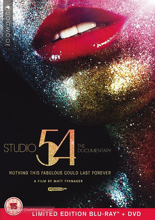 Studio 54 - British Blu-Ray movie cover