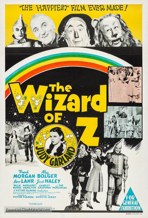 The Wizard of Oz - Australian Movie Poster