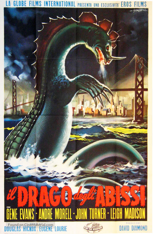 Behemoth, the Sea Monster - Italian Movie Poster