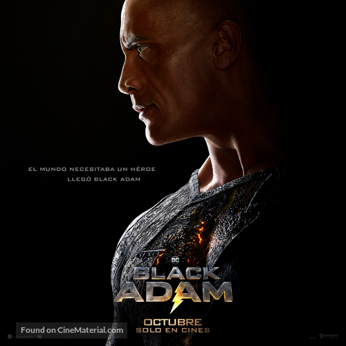 Black Adam - Colombian Movie Poster