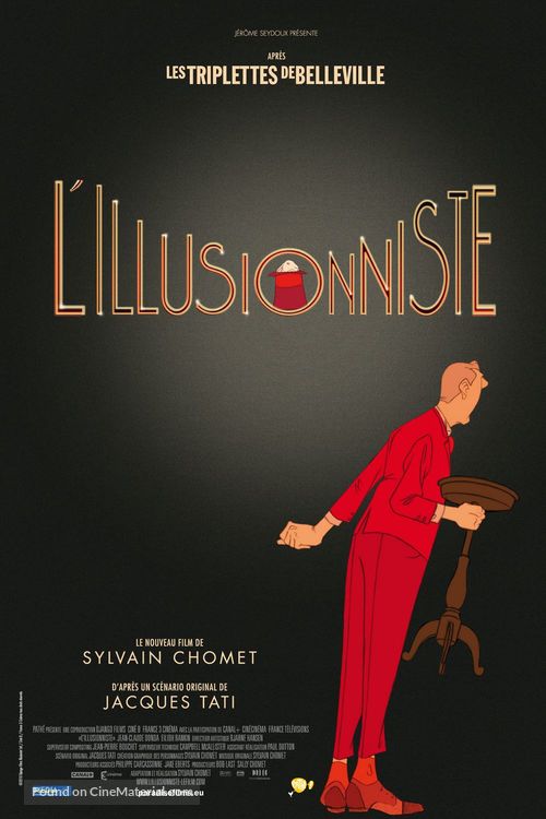 L&#039;illusionniste - Belgian Movie Poster