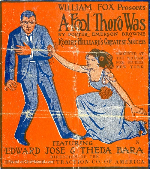 A Fool There Was - Movie Poster