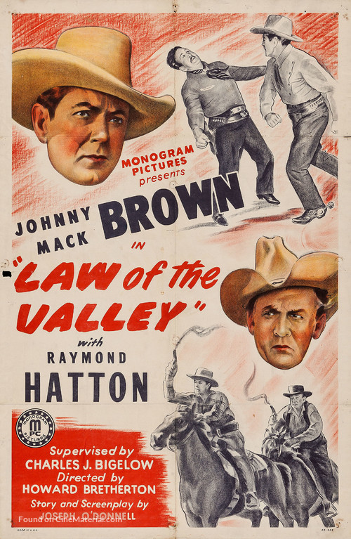 Law of the Valley - Movie Poster