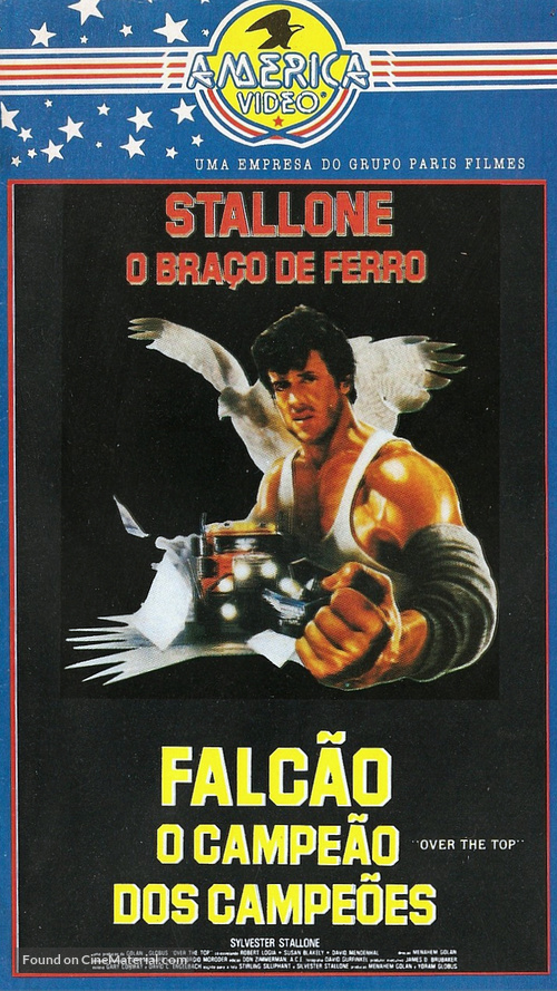 Over The Top - Brazilian VHS movie cover
