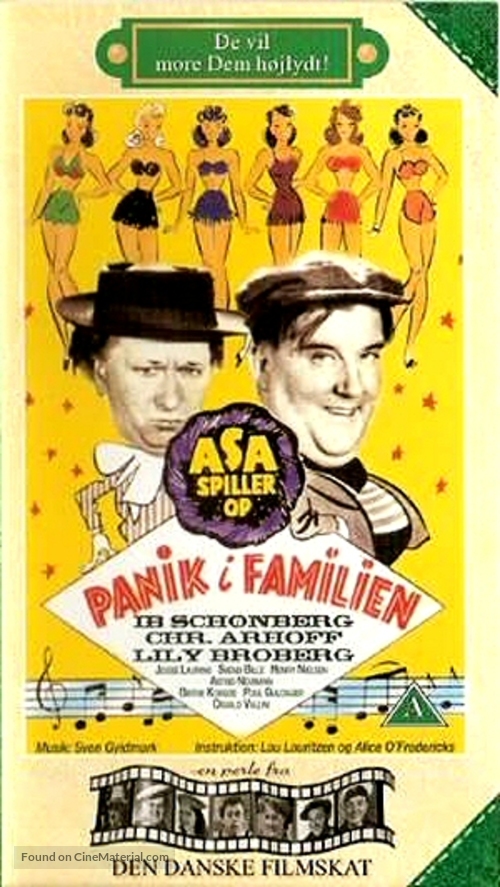 Panik i familien - Danish VHS movie cover