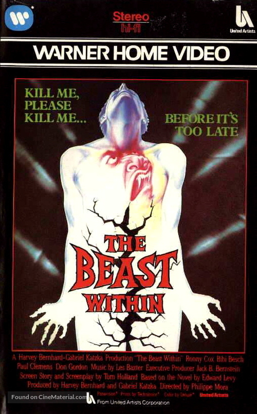 The Beast Within - British Movie Cover