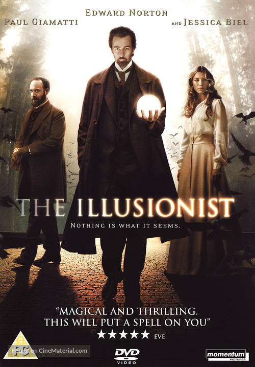 The Illusionist - British DVD movie cover