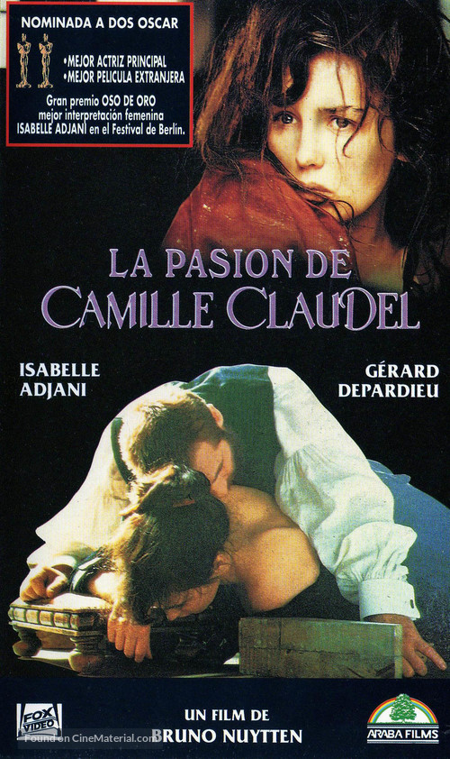 Camille Claudel - Spanish Movie Cover