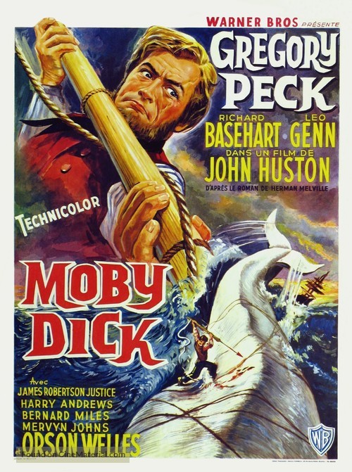 Moby Dick - Belgian Movie Poster