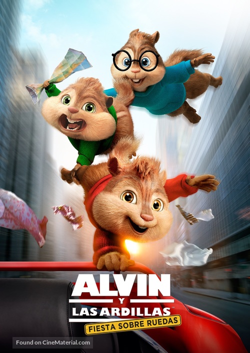 Alvin and the Chipmunks: The Road Chip - Spanish Movie Cover