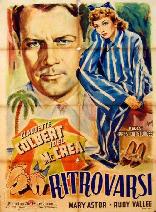 The Palm Beach Story - Italian Movie Poster