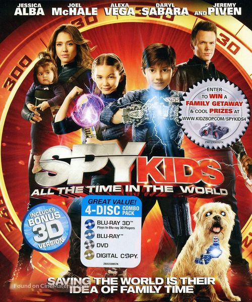 Spy Kids: All the Time in the World in 4D - Blu-Ray movie cover