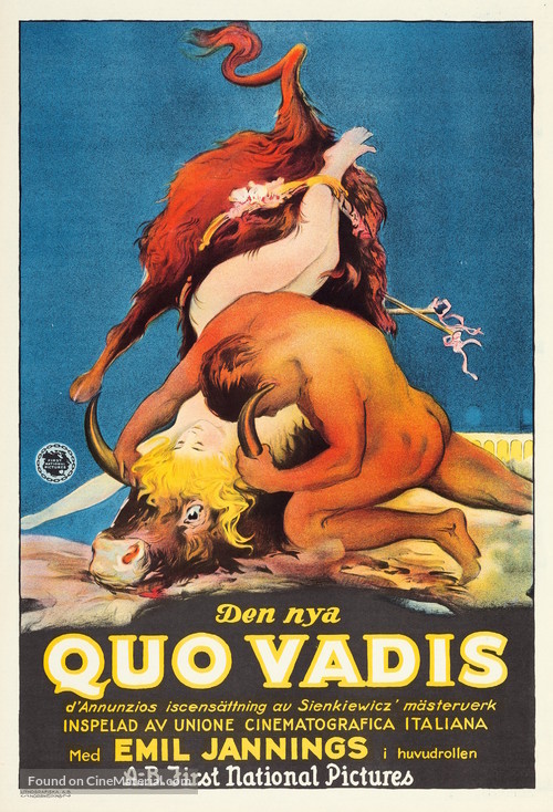Quo Vadis? - Swedish Movie Poster