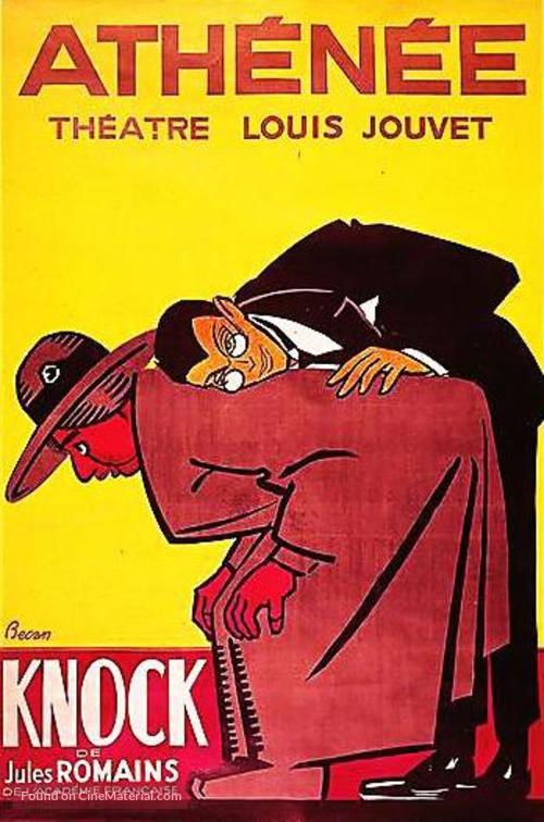 Knock, ou le triomphe de la m&eacute;decine - French Movie Poster