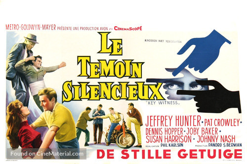 Key Witness - Belgian Movie Poster