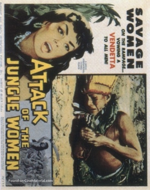 Attack of the Jungle Women - poster