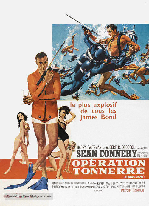 Thunderball - French Movie Poster