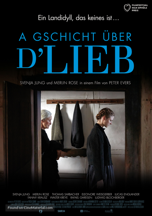 A Gschicht &uuml;ber d&#039;Lieb - German Movie Poster