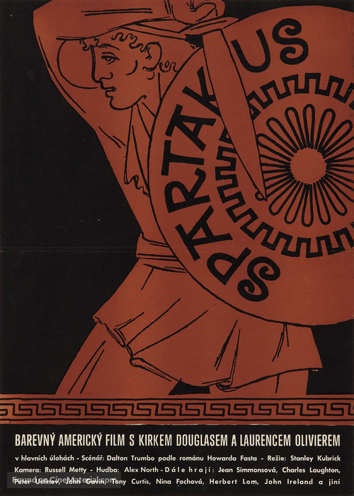 Spartacus - Czech Movie Poster