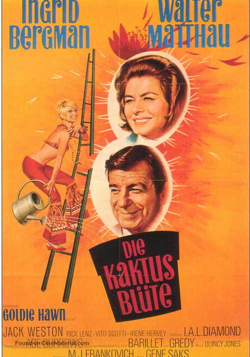Cactus Flower - German Movie Poster