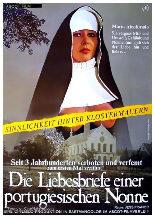 Die liebesbriefe einer portugiesischen Nonne - German Movie Poster