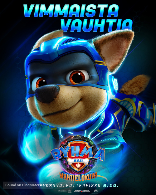 PAW Patrol: The Mighty Movie - Finnish Movie Poster