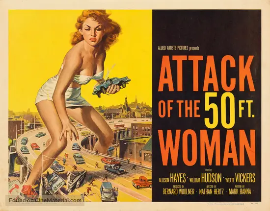 Attack of the 50 Foot Woman - Movie Poster