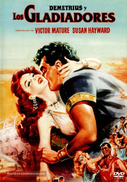 Demetrius and the Gladiators - Spanish DVD movie cover