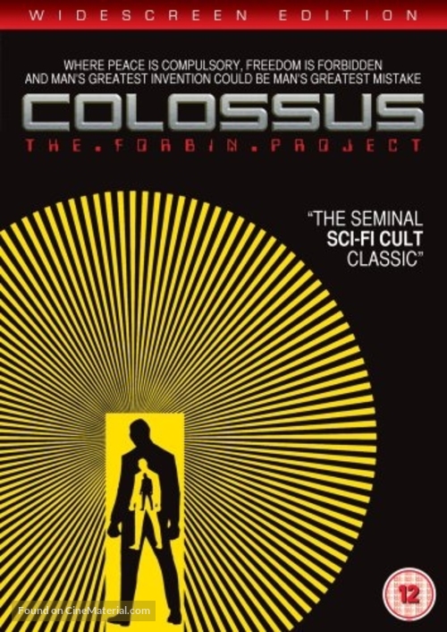 Colossus: The Forbin Project - British DVD movie cover