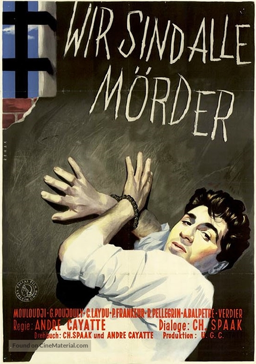 Nous sommes tous des assassins - German Movie Poster