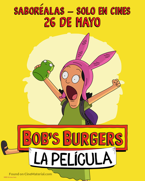 The Bob&#039;s Burgers Movie - Argentinian Movie Poster