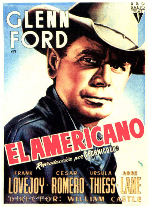 The Americano - Spanish Movie Poster