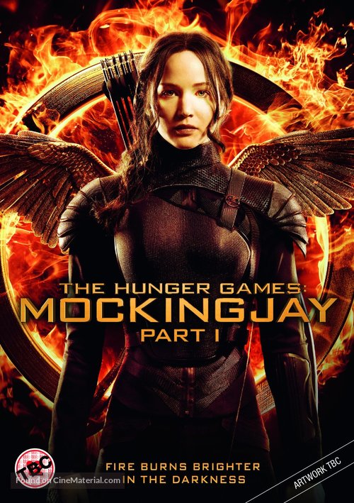 The Hunger Games: Mockingjay - Part 1 - British DVD movie cover