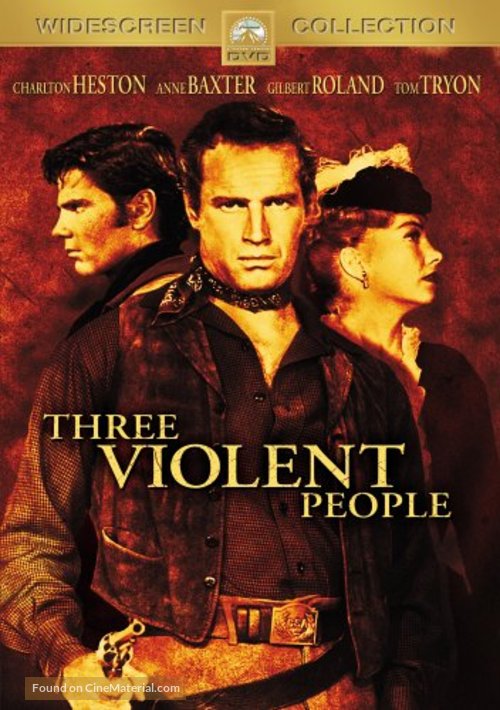 Three Violent People - DVD movie cover