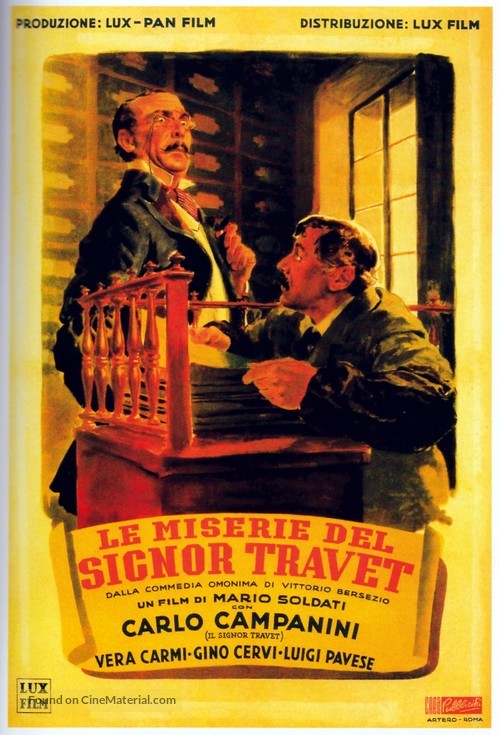 Le miserie del Signor Travet - Italian Movie Poster