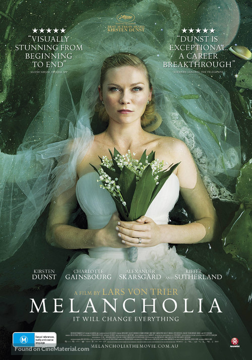 Melancholia - Australian Movie Poster