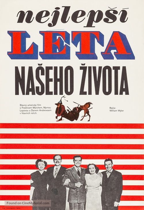 The Best Years of Our Lives - Czech Movie Poster
