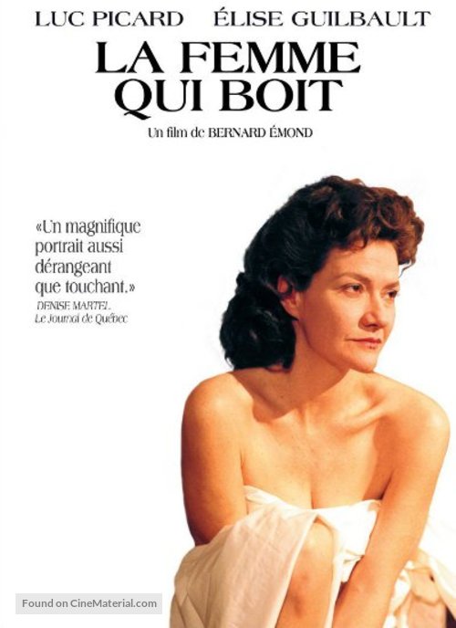 La femme qui boit - Canadian Movie Poster