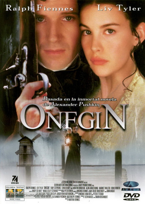 Onegin - Spanish DVD movie cover