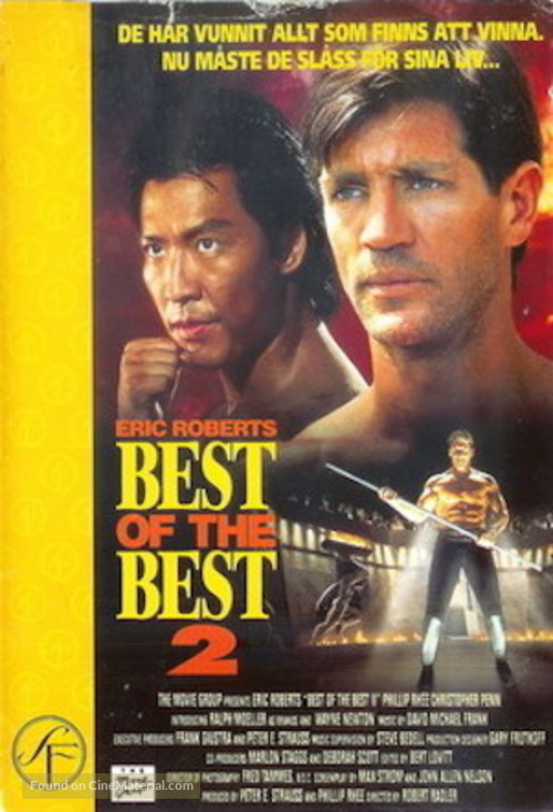 Best of the Best 2 - Swedish VHS movie cover