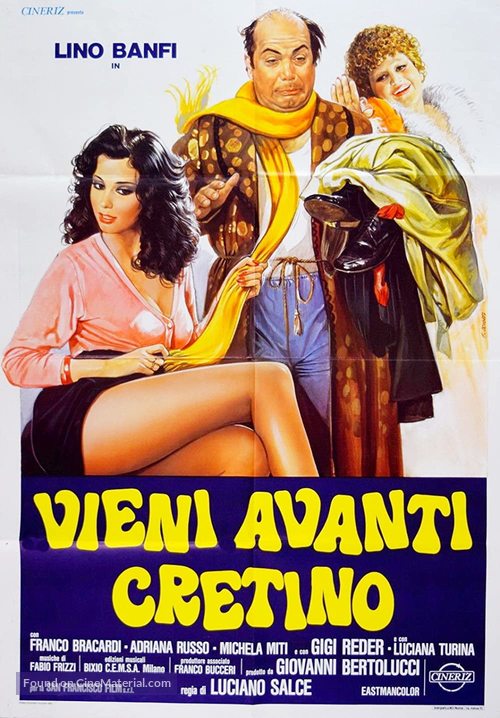 Vieni avanti cretino - Italian Movie Poster